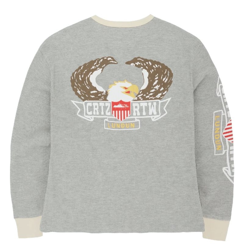 Pull Corteiz Dipset Eagle Waffle Longsleeve  France   | BXQ-3931483