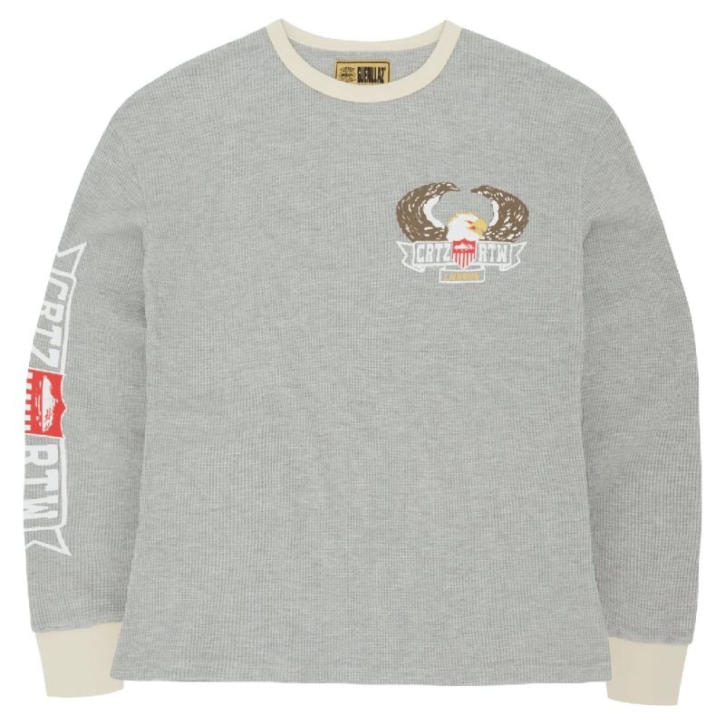 Pull Corteiz Dipset Eagle Waffle Longsleeve  France   | BXQ-3931483