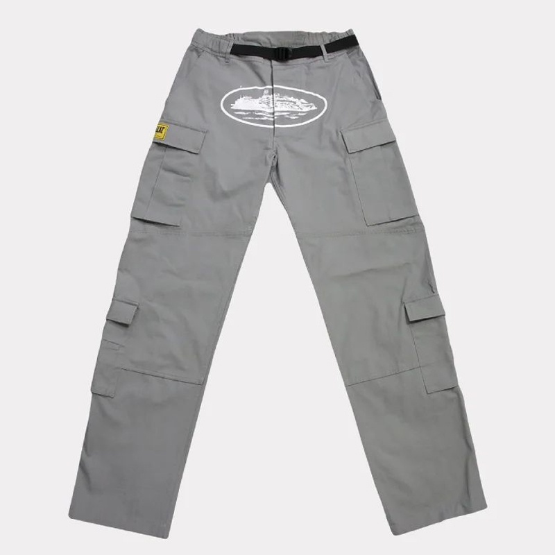 Pantalon Cargo Corteiz Guerillaz Stone  France   | DDN-9084526