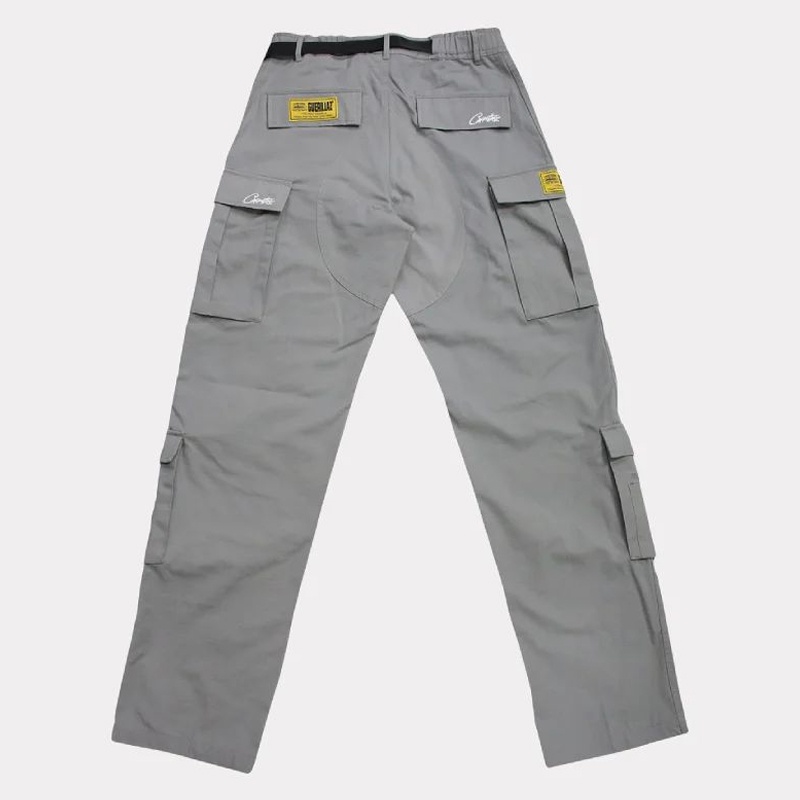 Pantalon Cargo Corteiz Guerillaz Stone  France   | DDN-9084526