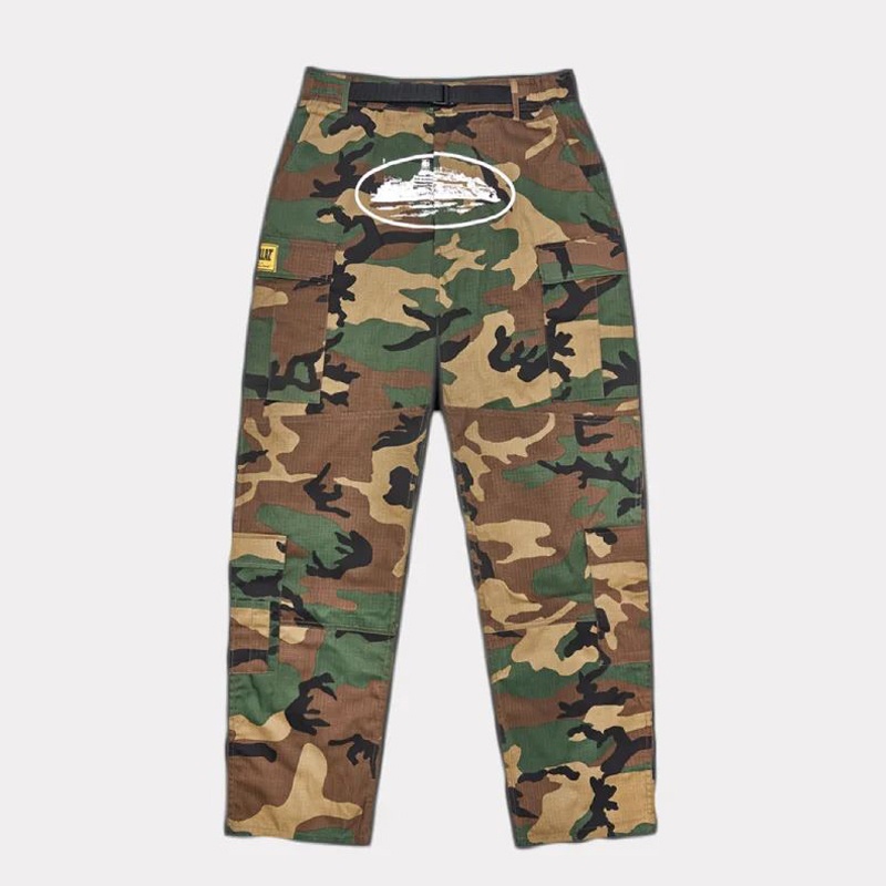 Pantalon Cargo Corteiz Guerillaz* Woodland  France   | UHQ-6000098